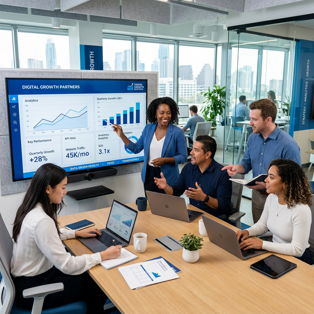 DU Marketing Team Analyzing Data